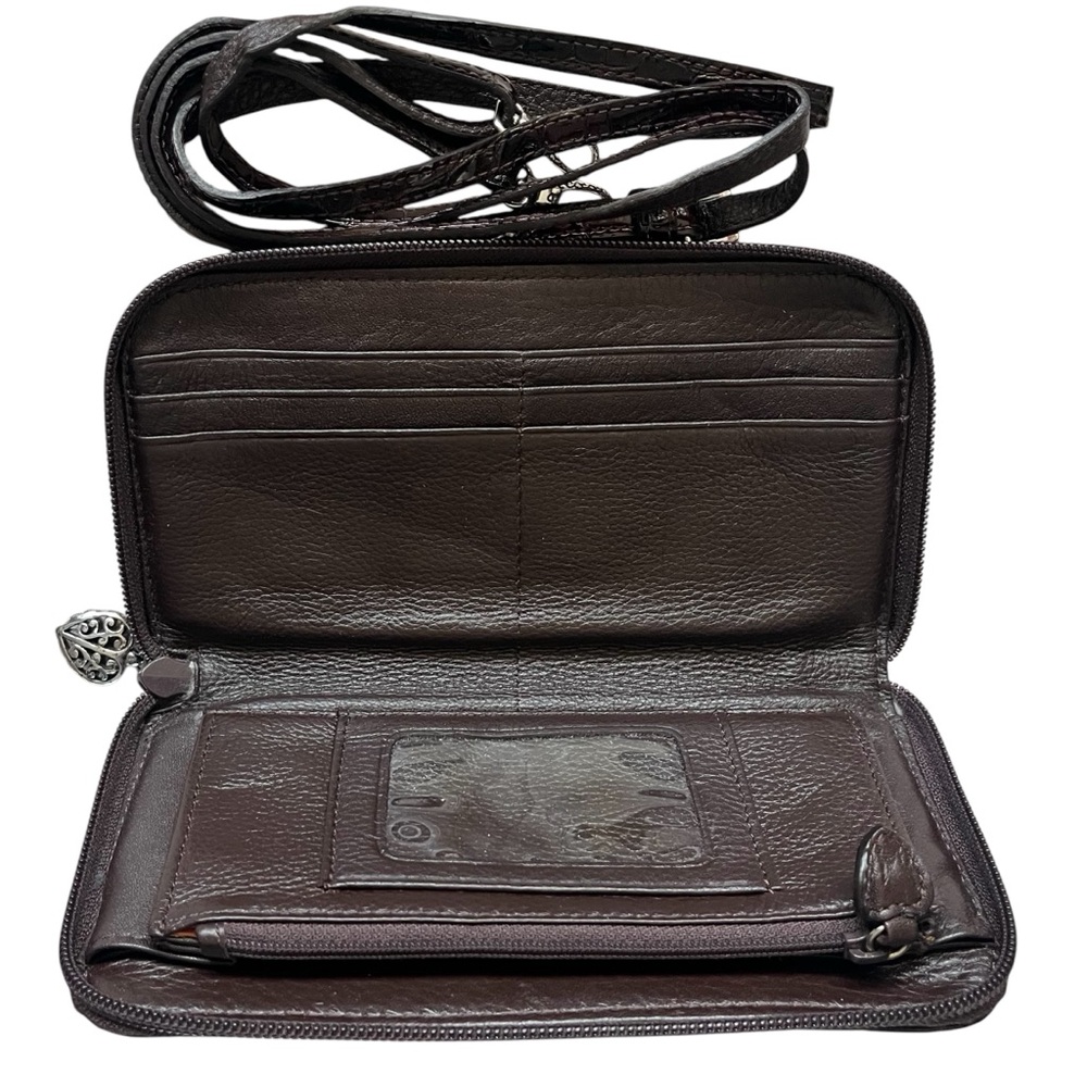 Hostess Pick Brighton Brown and Silver Wallet Crossbody - Picture 4 of 10